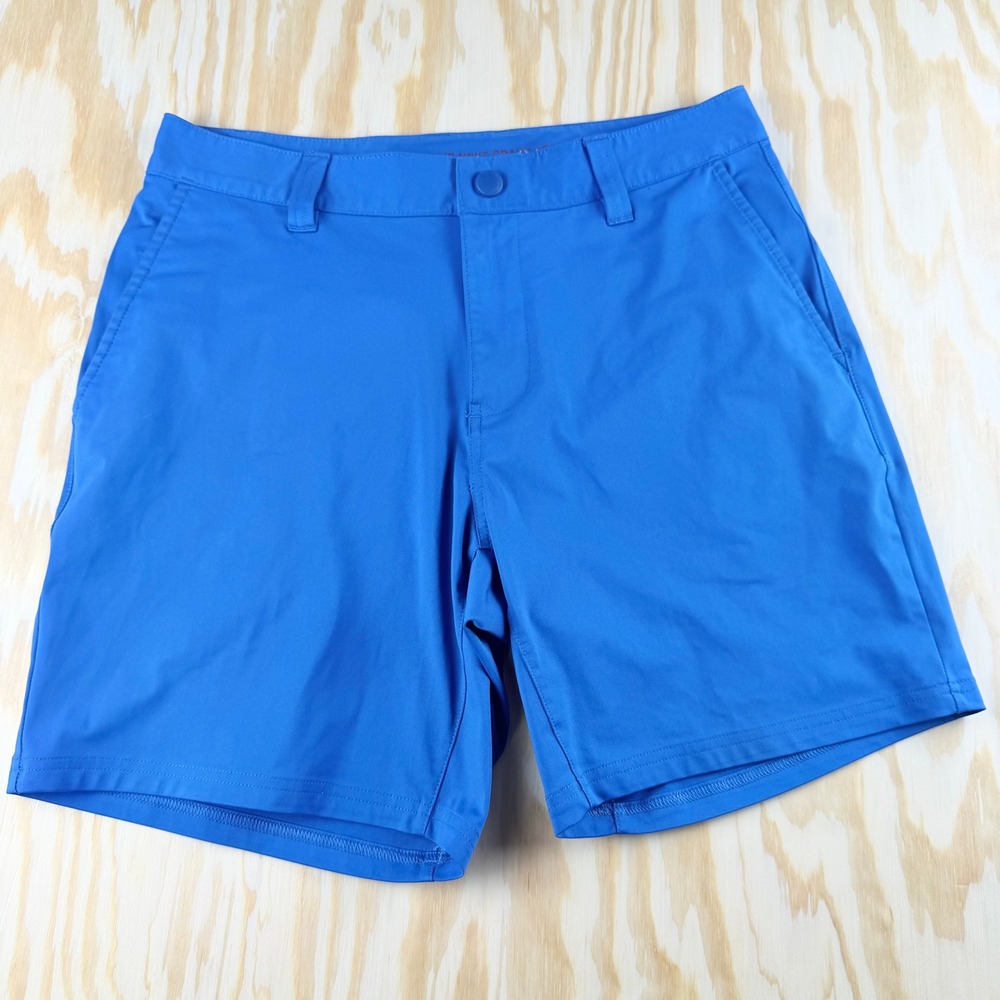 Rhone Commuter Shorts Mens 30 Blue Performance Stretch 7 Inch Inseam Activewear